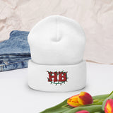 HB in Christmas Lights Cuffed Beanie