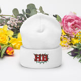 HB in Christmas Lights Cuffed Beanie