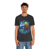 Time to Clean Huntington Beach T Shirt Light Super Soft Cotton Oil Spill Clean Up Design - Dark Colors