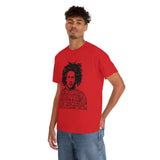 Bob Marley One Love Reggae Heavy Durable Long Cotton Unisex Red and Black T Shirt