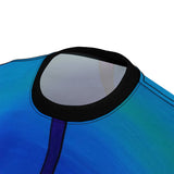 Flower of Life Blues greens and trippy pattern All Over Print T Shirt -  Psychedelic clothes, Raver, Sun, Visionary Sacred Geometry Gifts