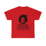 Bob Marley One Love Reggae Heavy Durable Long Cotton Unisex Red and Black T Shirt
