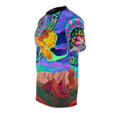 Sedona Thunderbird Hawk All Over Print T Shirt -  Psychedelic clothes, Raver, Sun, Visionary Sacred Geometry Gifts