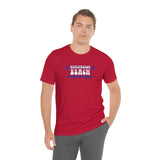 4th of July and Palm Trees Super Soft T Shirt Huntington Beach