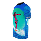 Surfer Girl Trippy Pier All Over Print T Shirt -  Psychedelic clothes, Gifts for Surfers