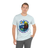 Time to Clean Huntington Beach T Shirt Light Super Soft Cotton Oil Spill Clean Up Design - Light Colors