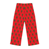 Christmas Palm Tree with Colored Lights Women's Pajama Pants
