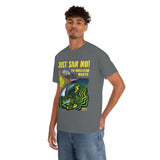 Just San No - T Shirt Heavy Thick Cotton Durable Long NO NUKES environmental anti-nuclear San Onofre State Beach Clemente