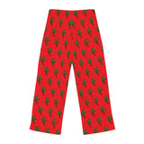 Christmas Palm Tree with Colored Lights Women's Pajama Pants