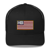 HB Flag Mesh Trucker Hat
