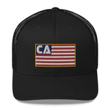 California (CA) Flag Trucker Hat