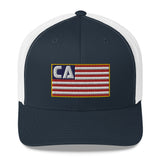 California (CA) Flag Trucker Hat