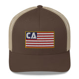 California (CA) Flag Trucker Hat