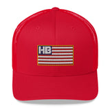 HB Flag Mesh Trucker Hat