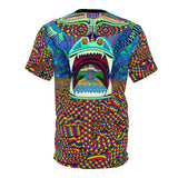 Ayahuasca Serpent Trippy All Over Print T Shirt - Psychedelic clothes, Raver, Visionary gifts