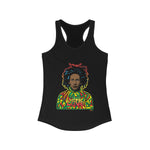 Bob Marley One Love Comfortable Cotton Blend Racerback tank top Sacred Geometry Flower of Life Seed of Life Pentagon