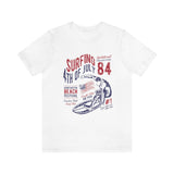 84 Surfing 4th of July Championship Super Soft T Shirt Huntington Beach