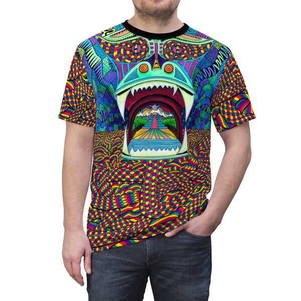 Ayahuasca Serpent Trippy All Over Print T Shirt -  Psychedelic clothes, Raver, Visionary gifts