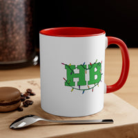 HB with Christmas Lights Coffee Mug, 11oz