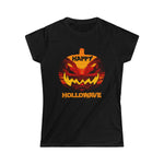 Happy Hollow Wave Halloween Women's Softstyle T Shirt