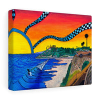 Swami's Sunset Canvas Gallery Wrap