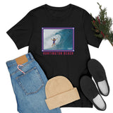 Uncle Sam Surfing Huntington Beach Super Soft T Shirt Huntington Beach
