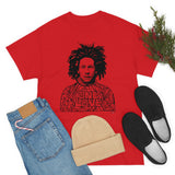 Bob Marley One Love Reggae Heavy Durable Long Cotton Unisex Red and Black T Shirt