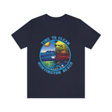 Time to Clean Huntington Beach T Shirt Light Super Soft Cotton Oil Spill Clean Up Design - Dark Colors
