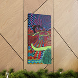 Kokopelli Wall Art Canvas Gallery Wrap Print Red Rock Southwestern Arizona Native American Desert Home Decor