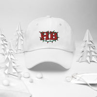 HB in Christmas Lights Dad hat