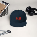 HB in Christmas Lights Flat Brim Snapback Hat