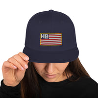 HB Flag Huntington Beach Snapback Hat