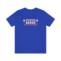 4th of July and Palm Trees Super Soft T Shirt Huntington Beach