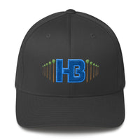 HB Palm Trees Flex Fit Hat