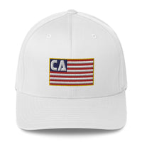 California Flag Flexfit Structured Twill Cap