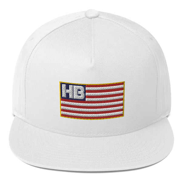HB Flag Flat Bill Cap