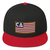 California (CA) Flag Flat Bill Hat