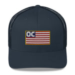 OC Flag Trucker Hat with Mesh Back