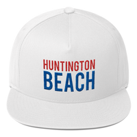 Huntington Beach Red White and Blue Snapback Hat