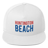 Huntington Beach Red White and Blue Snapback Hat